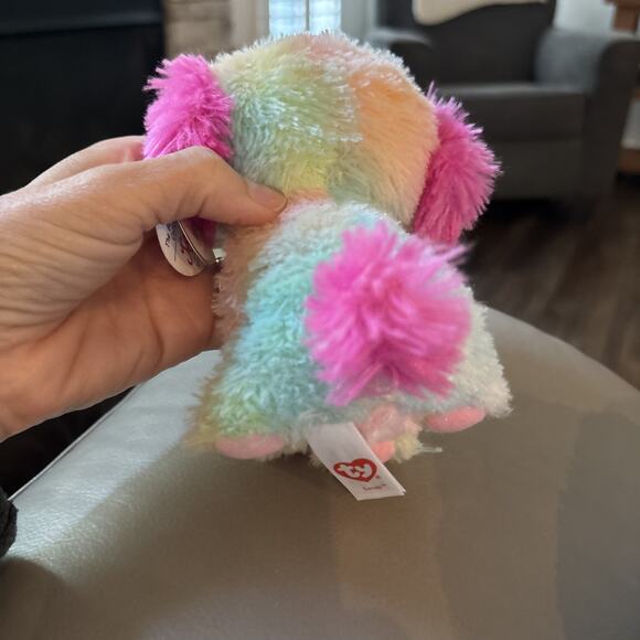 New Ty Beanie Boos - LOVESY the Dog (Justice Excl.) 6" Stuffed Animal Toy - Picture 7 of 8